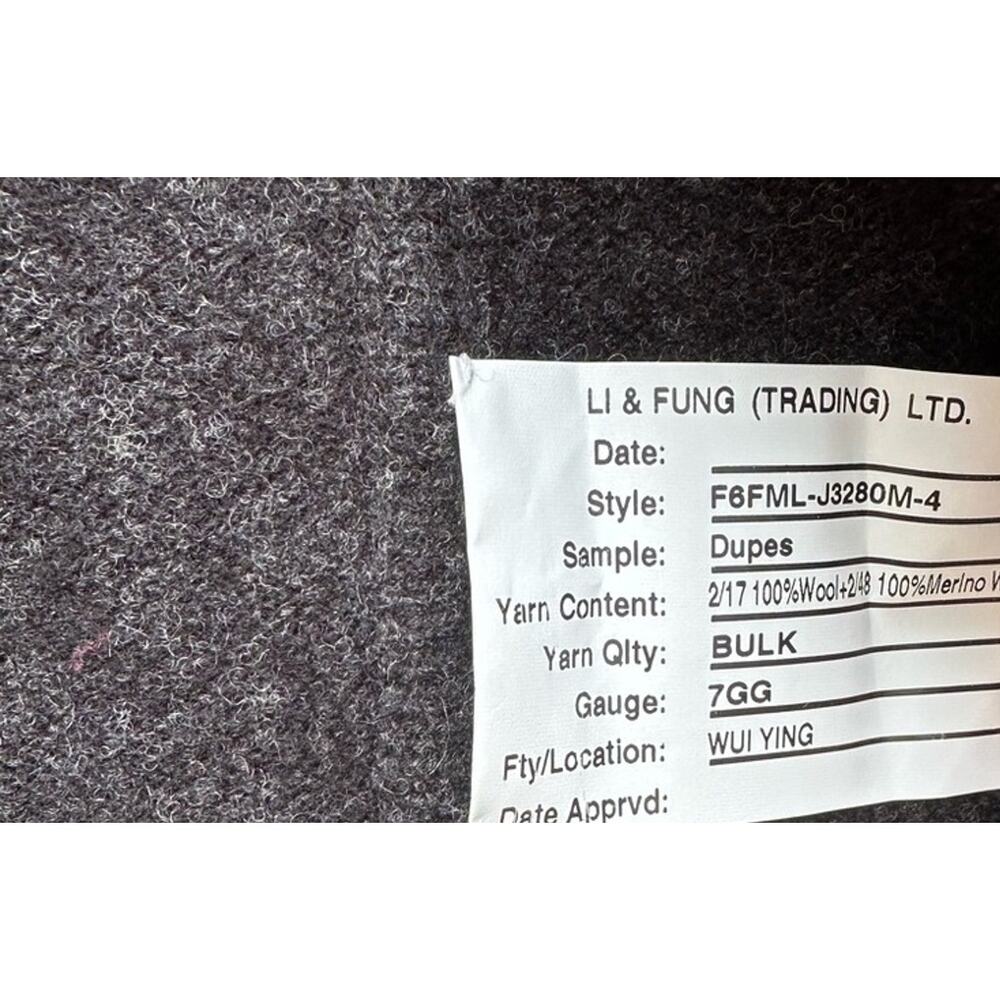 Eileen Fisher Dark Grey Moto Wool Jacket Small - Picture 8 of 10